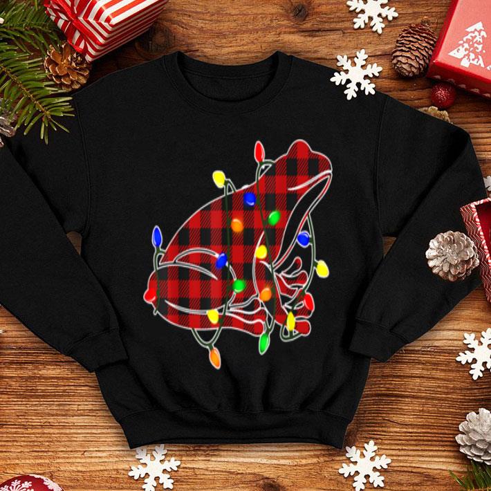 Pretty Frog Red Plaid Christmas Pajama Family Matching Group Gift sweater 4 - Pretty Frog Red Plaid Christmas Pajama Family Matching Group Gift sweater