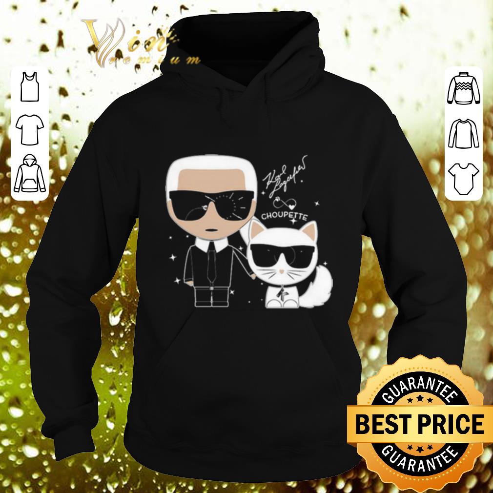 Pretty Karl Otto Lagerfeldt and Choupette Ikonik cat shirt 4 - Pretty Karl Otto Lagerfeldt and Choupette Ikonik cat shirt