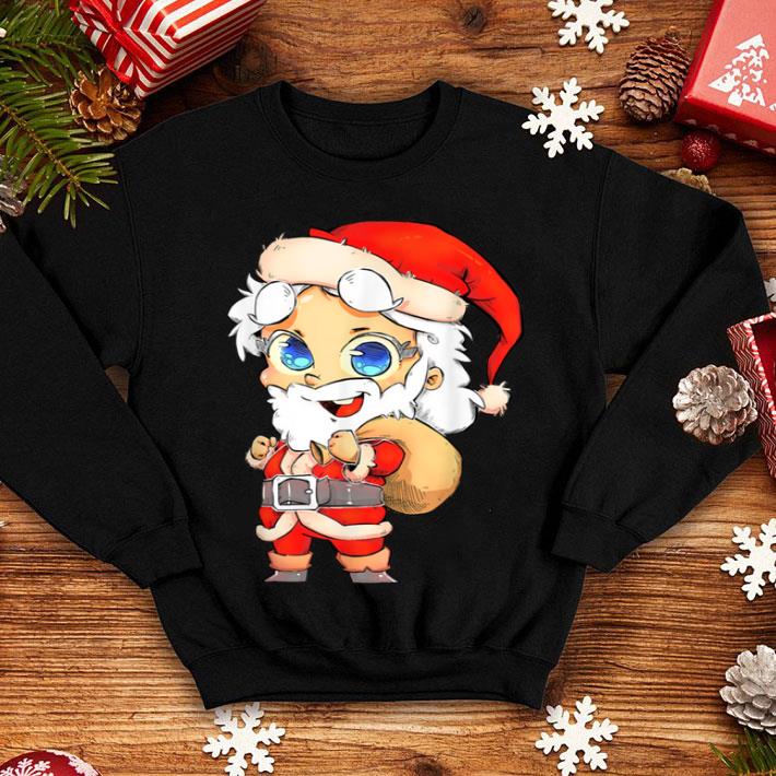 Pretty Santa Claus Funny Cute Chibi Merry Christmas sweater 4 - Pretty Santa Claus Funny Cute Chibi Merry Christmas sweater