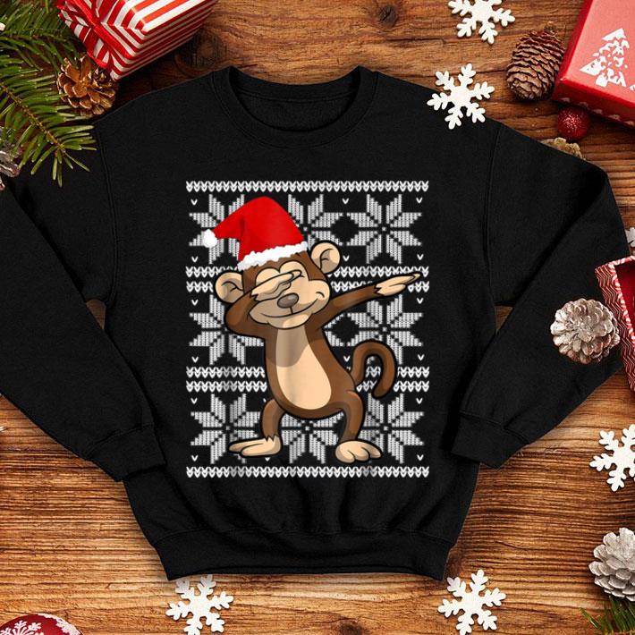 Top UGLY CHRISTMAS Dabbing Monkey Dab SANTA X MAS sweater 4 - Top UGLY CHRISTMAS Dabbing Monkey Dab SANTA X-MAS sweater