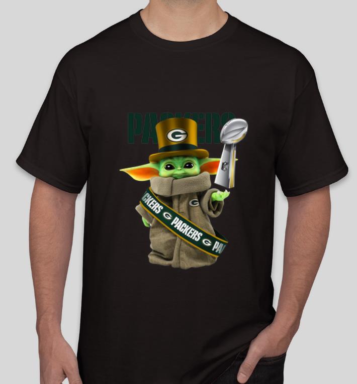 Official Star Wars Baby Yoda Green Bay Packer Cup shirt 4 - Official Star Wars Baby Yoda Green Bay Packer Cup shirt