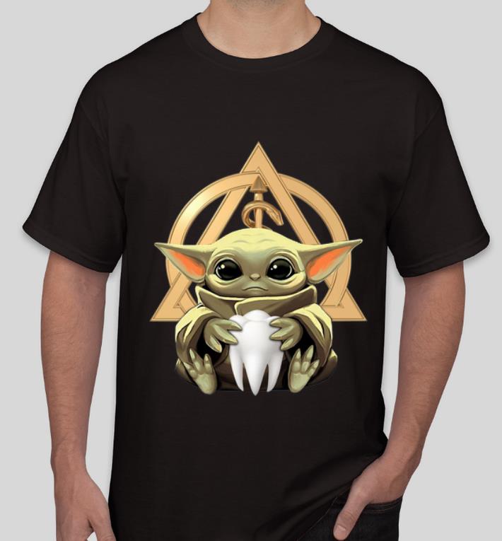 Original Star Wars Baby Yoda Hug Dentist shirt 4 - Original Star Wars Baby Yoda Hug Dentist shirt