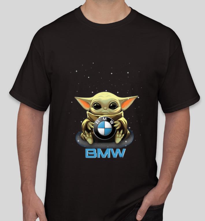 Pretty Star Wars Baby Yoda Hug BMW shirt 4 - Pretty Star Wars Baby Yoda Hug BMW shirt