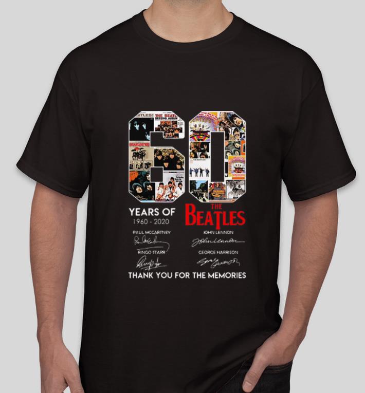 Top 60 Years Of The Beatles 1960 2020 Signatures shirt 4 - Top 60 Years Of The Beatles 1960 2020 Signatures shirt