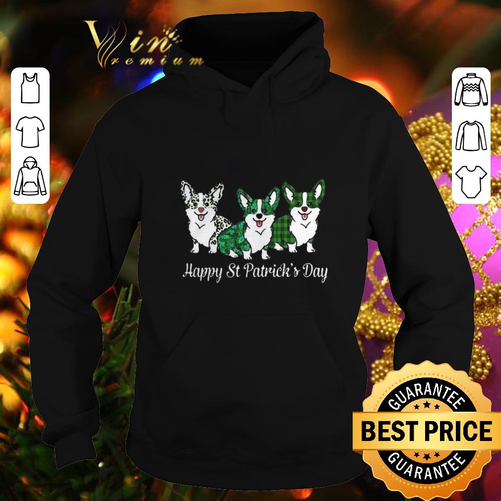 Awesome Corgi Happy St Patrick s Day shirt 4 - Awesome Corgi Happy St Patrick's Day shirt