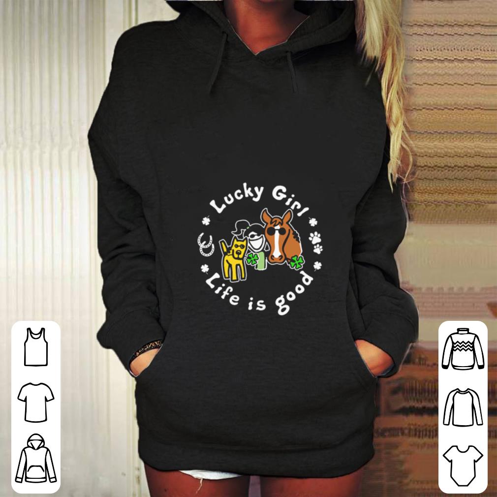 Awesome Irish Lucky girl life Is good shirt 4 - Awesome Irish Lucky girl life Is good shirt