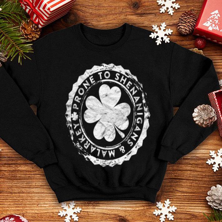 Awesome Prone To Shenanigans and Malarkey Stamp Gift St Patricks Day shirt 4 - Awesome Prone To Shenanigans and Malarkey Stamp Gift St Patricks Day shirt