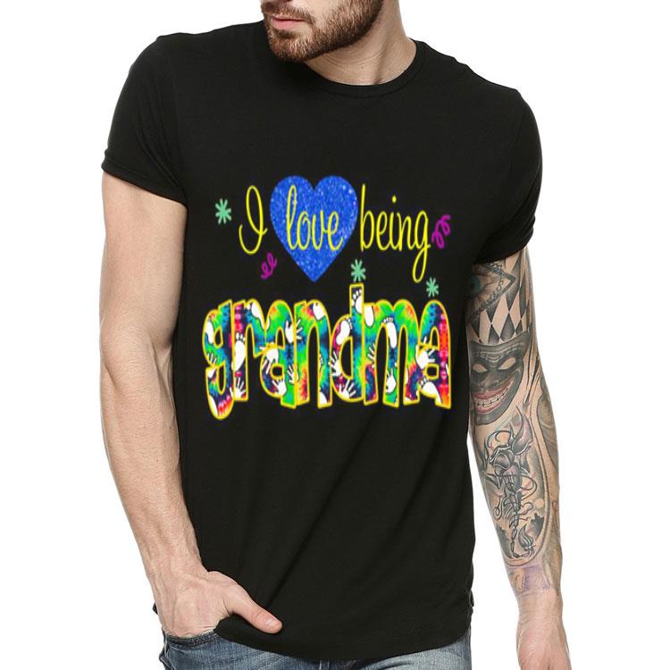 Heart I love being grandma shirt 4 - Heart I love being grandma shirt
