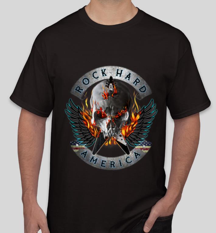 Hot Rock Hard America Downing Heavy Metal Skull shirt 4 - Hot Rock Hard America Downing Heavy Metal Skull shirt