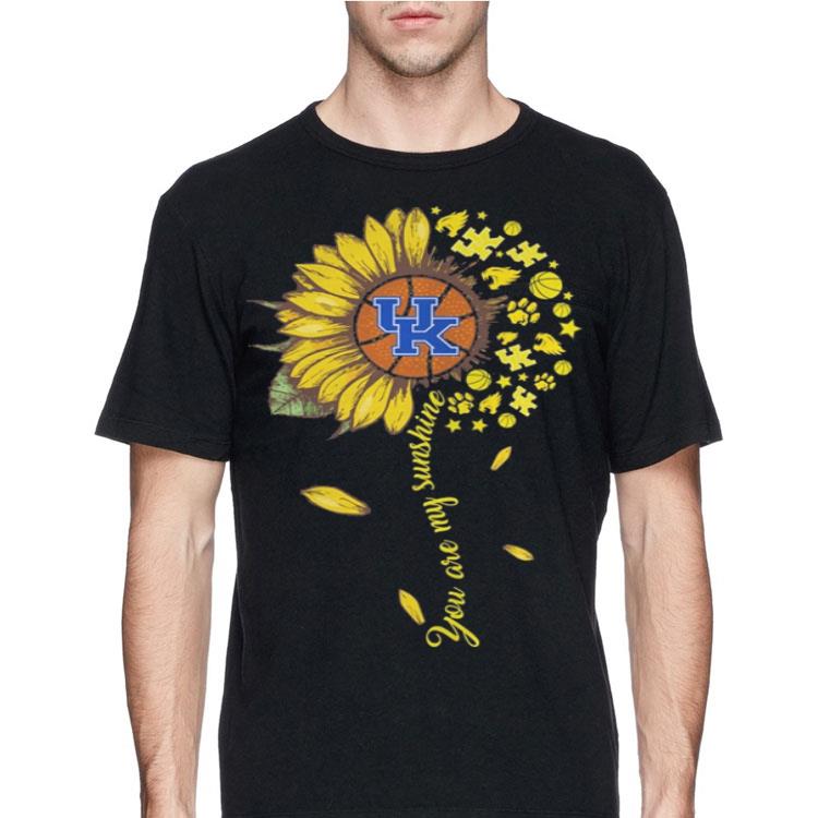 Kentucky Wildcats baseball You are my sunshine sunflower shirt 4 - Kentucky Wildcats baseball You are my sunshine sunflower shirt