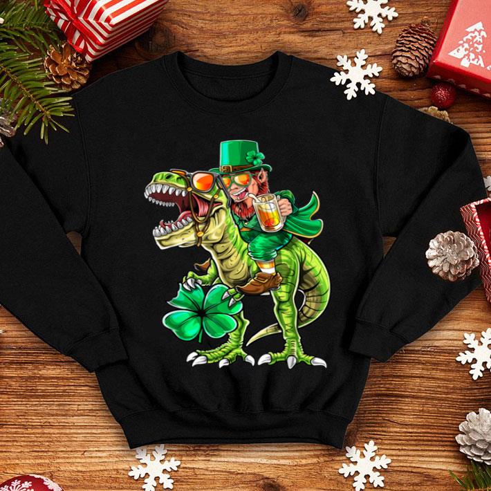 Nice Leprechaun T Rex Dinosaur Beer Drinking St Patrick s Day shirt 4 - Nice Leprechaun T Rex Dinosaur Beer Drinking St. Patrick's Day shirt