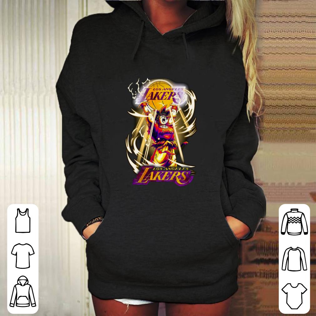 Original Son Goku Mashup Los Angeles Lakers Genki Dama shirt 4 - Original Son Goku Mashup Los Angeles Lakers Genki Dama shirt