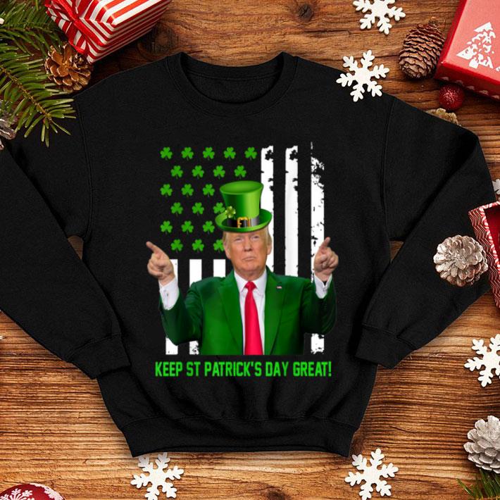 Premium Keep St Patrick s day Great American Flag Trump Patricks day shirt 4 - Premium Keep St Patrick's day Great-American Flag Trump Patricks day shirt