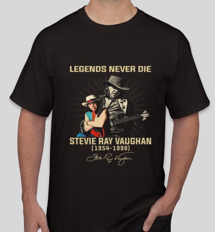 Premium Legends Never Die Stevie Ray Vaughan 1954 1990 Signature shirt 4 - Premium Legends Never Die Stevie Ray Vaughan 1954 1990 Signature shirt