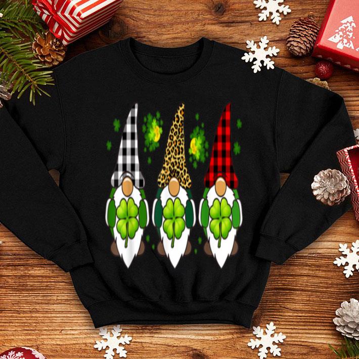 Premium Three Irish Gnome Buffalo Plaid Leopard St Patricks Day Gift shirt 4 - Premium Three Irish Gnome Buffalo Plaid Leopard St Patricks Day Gift shirt