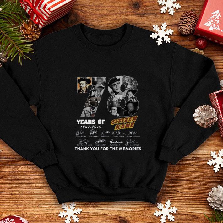 Pretty 78 Years Citizen Kane Thank You For The Memories shirt 4 - Pretty 78 Years Citizen Kane Thank You For The Memories shirt
