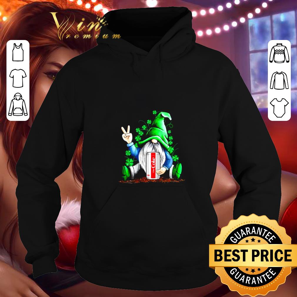 Pretty Gnome hold Diet Coke Irish Shamrock St Patrick s day shirt 4 - Pretty Gnome hold Diet Coke Irish Shamrock St. Patrick's day shirt