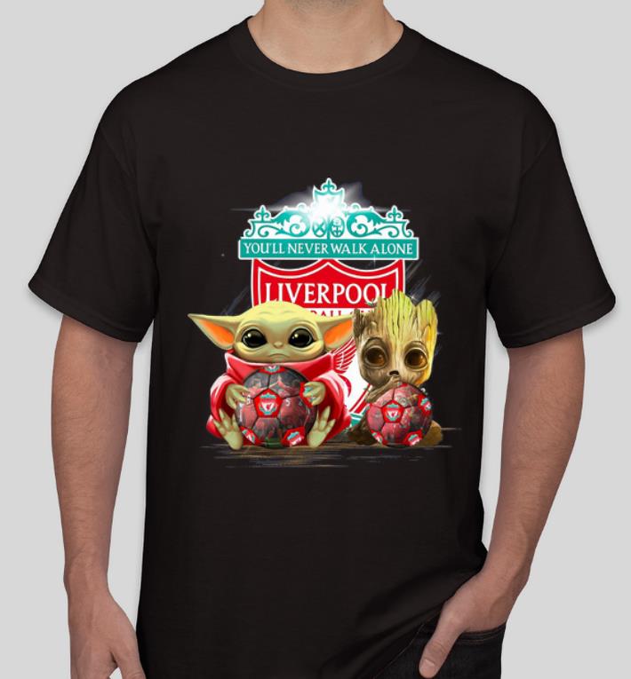 Top Baby Yoda And Baby Groot Liverpool You ll Never Walk Alone shirt 4 - Top Baby Yoda And Baby Groot Liverpool You'll Never Walk Alone shirt