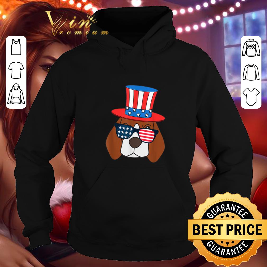 Awesome July 4th American Sunglasses USA Flag Patriotic Beagle Dog shirt 4 - Awesome July 4th American Sunglasses USA Flag Patriotic Beagle Dog shirt