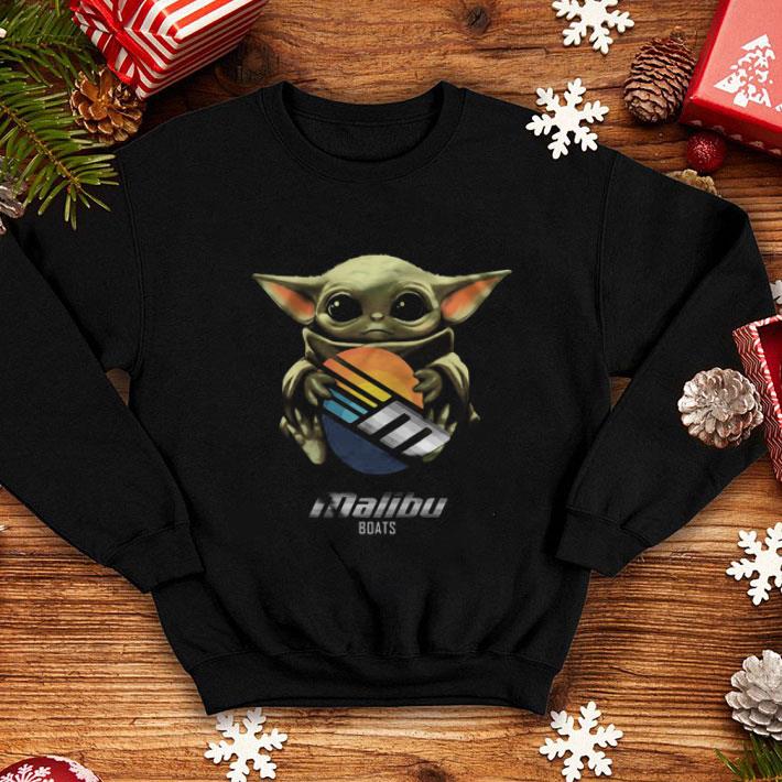 Baby Yoda Hug Malibu Boats shirt 4 3 - Baby Yoda Hug Malibu Boats shirt