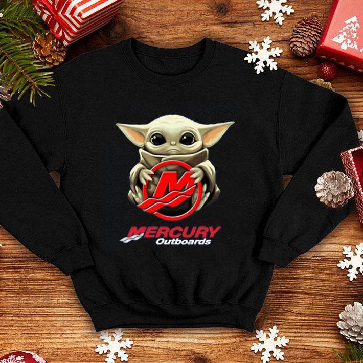 Baby Yoda Hug Mercury Outboards shirt 4 - Baby Yoda Hug Mercury Outboards shirt