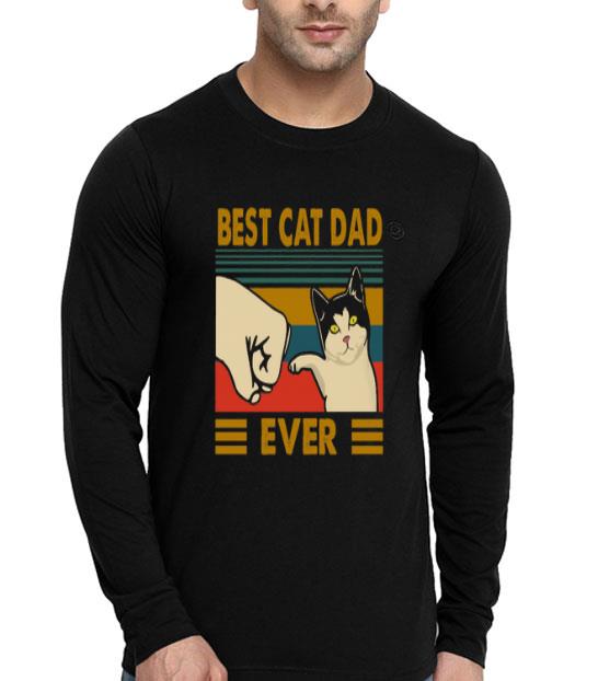 Best Cat Dad Ever Fist Bump With Cat Vintage shirt 4 - Best Cat Dad Ever Fist Bump With Cat Vintage shirt