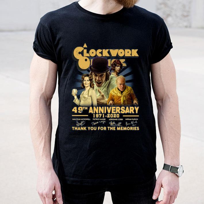 Clockwork Orange 49th anniversary thank you for the memories shirt 4 - Clockwork Orange 49th anniversary thank you for the memories shirt