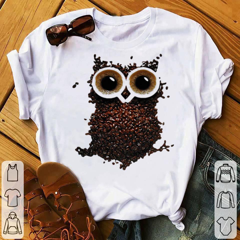 Coffee beans owl shirt 4 1 - Coffee beans owl shirt