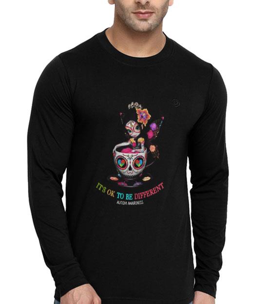 Girl Tattoos Its ok to be different autism awareness shirt 4 - Girl Tattoos Its ok to be different autism awareness shirt