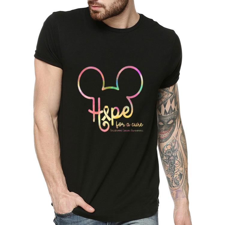 Hope For A Cure Childhood Cancer Awareness Mickey shirt 4 - Hope For A Cure Childhood Cancer Awareness Mickey shirt