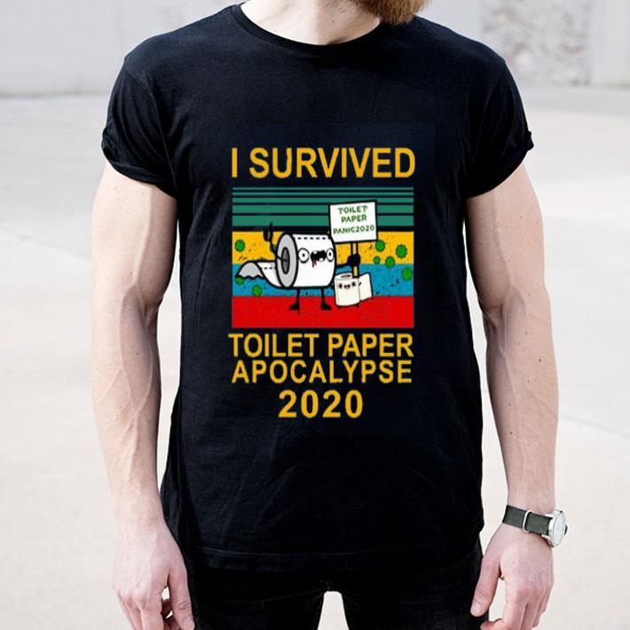 I Survived Toilet Paper Apocalypse Vitage shirt 4 - I Survived Toilet Paper Apocalypse Vitage shirt