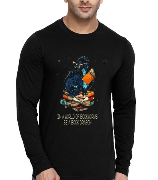 In A World Full Of Bookworms Be A Book Dragon shirt 4 - In A World Full Of Bookworms Be A Book Dragon shirt