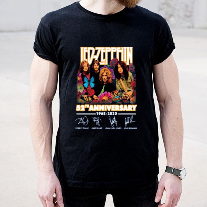 Led Zeppelin 52th Anniversary 1968 2020 Signaturesshirt 4 - Led Zeppelin 52th Anniversary 1968 2020 Signaturesshirt