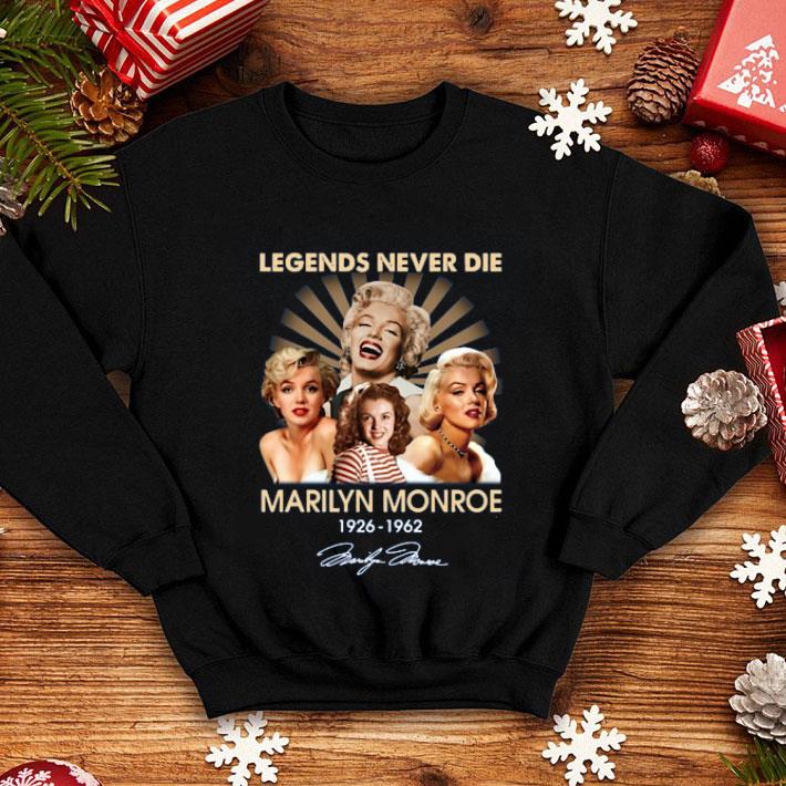 Legends Never Die Marilyn Monroe 1926 1962 Signature shirt 4 2 - Legends Never Die Marilyn Monroe 1926 1962 Signature shirt