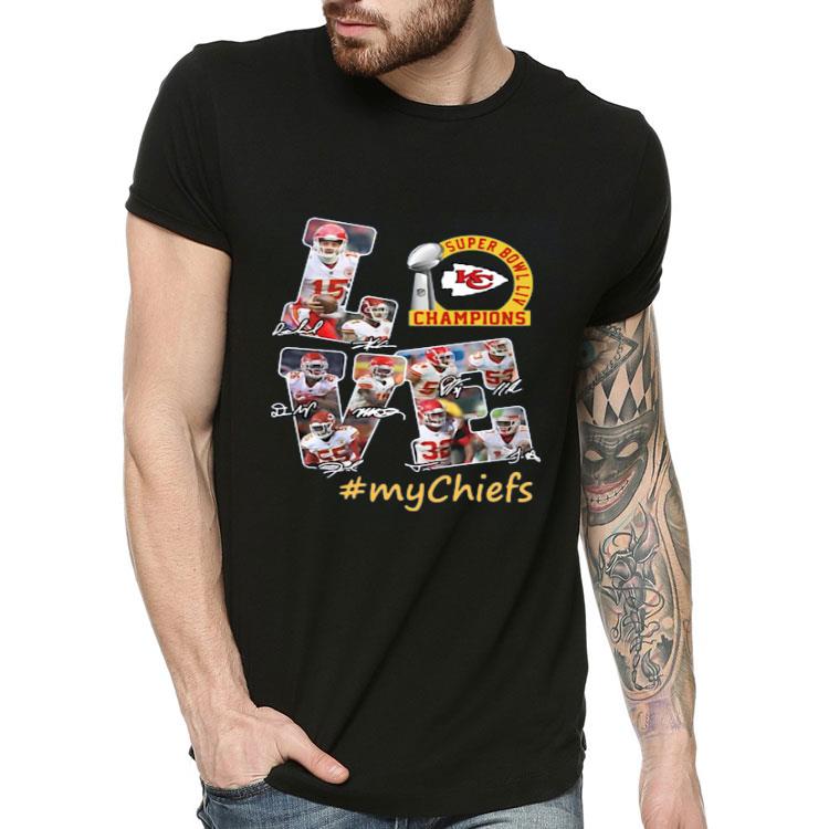Love Kansas City Chiefs Champions super bowl LIV shirt 4 1 - Love Kansas City Chiefs Champions super bowl LIV shirt