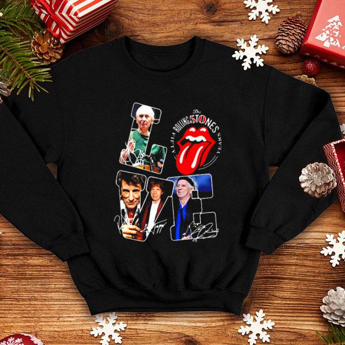 Love The Rolling Stones Signature shirt 4 1 - Love The Rolling Stones Signature shirt