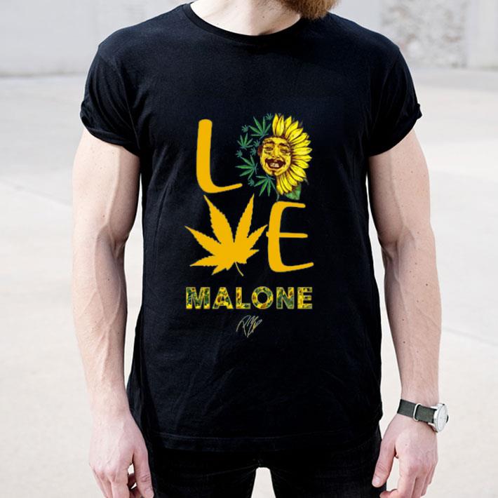 Post Malone Love Sunflower And Marijuanashirt 4 - Post Malone Love Sunflower And Marijuanashirt