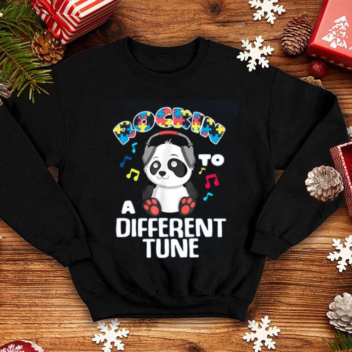 Rockin To A Different Tune Panda Autism Awareness shirt 4 - Rockin To A Different Tune Panda Autism Awareness shirt