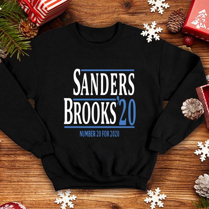 Sanders Brooks Number 20 For 2020 shirt 4 - Sanders Brooks Number 20 For 2020 shirt
