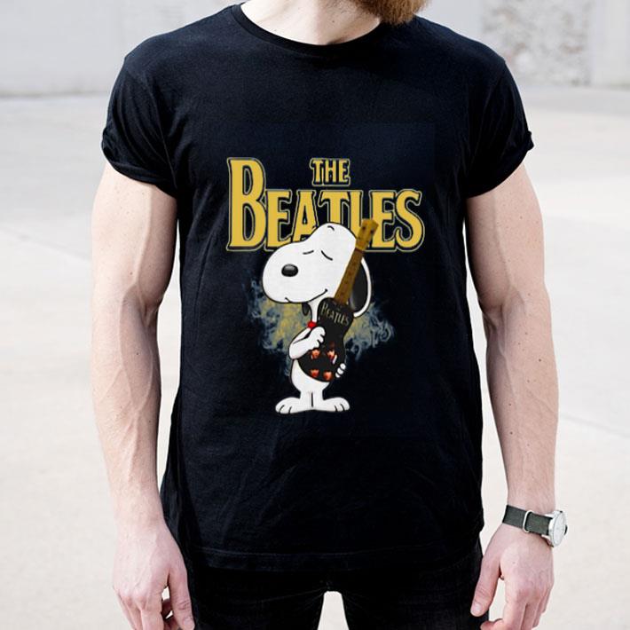 Snoopy Hug Guitar The Beatles Rock Band shirt 4 - Snoopy Hug Guitar The Beatles Rock Band shirt