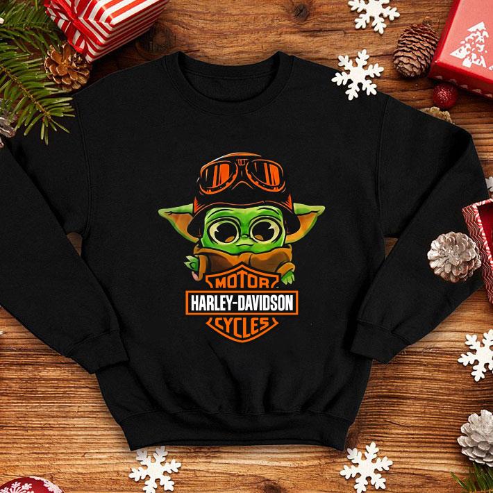 Star Wars Baby Yoda Harley Davidson Motor Company shirt 4 - Star Wars Baby Yoda Harley-Davidson Motor Company shirt