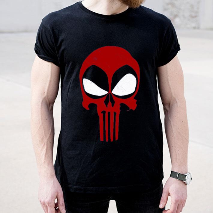 The Punisher And Deadpool Logo Mashup shirt 4 - The Punisher And Deadpool Logo Mashup shirt