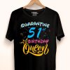 Nice Born in 1978 My 51st Birthday Queen Quarantine Social Distancing Quarantined Birthday 2020 Shirt
