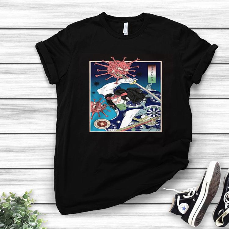 Nice Samurai Vs Virus Demon Shirt