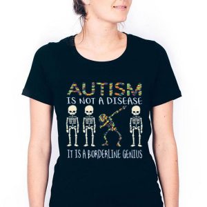 Hot Autism Is Not A Disease Autism Skeleton Awareness shirt