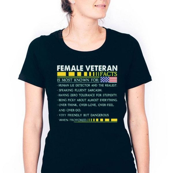 Nice Female Veteran Is Most Known For Human Lie Detector And The Realest Shirt