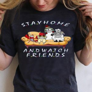 Top Covid 19 Friends Tv Show Stay Home And Watch Friends shirt