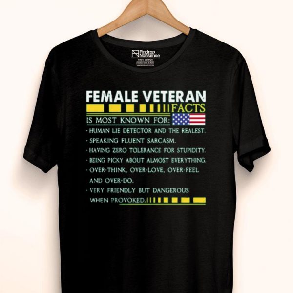 Nice Female Veteran Is Most Known For Human Lie Detector And The Realest Shirt