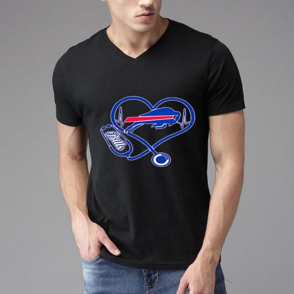 Nice Nurse Heart Buffalo Bills shirt