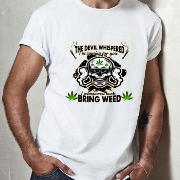 Nice Skull Weed I’m Blunt Because God Rolled Me That Way Shirt